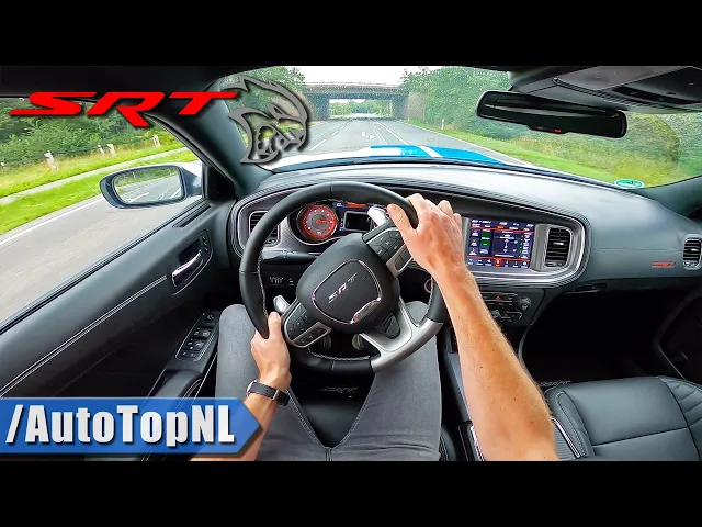 dodge charger hellcat 717hp pov - drive & slide - by autotopnl